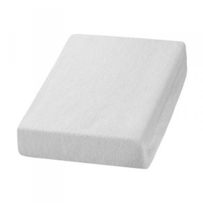 White terry sheet for a beauty bed