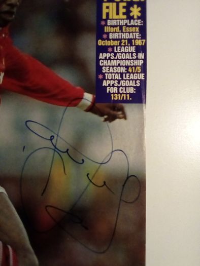 Paul Ince Manchester United Signed Magazine Page