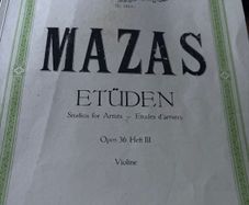 Mazas Etuden Opus 111