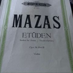 Mazas Etuden Opus 111