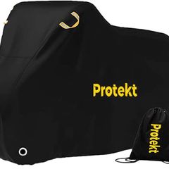Bike Cover for 2 Bikes - 190T Nylon Push Bike Covers for Outside Storage, Heavy Duty, Waterproof, Dust Resistant, Anti Rain, UV Coated, Lock Holes Storage Bag for Mountain