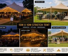 Professional Stretch Tent - 10mx15m never used