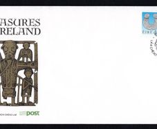 1992 Ireland Seventh Definitive Series Treasures of Ireland (40p and 45p) An Post First Day (FDC) Cover with Corcaigh (Cork) pictorial cancel