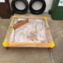 Wood raised garden bed Sand Pit Image 2
