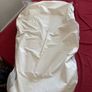 Wooden baby crib with good condition Clevamama cool gel mattress (barely used) + new mattress protector Image 5