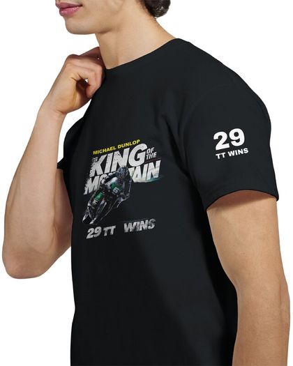 Michael Dunlop King Of The Mountain 29TT Wins Heavyweight Unisex Crewneck T-shirt