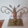 Vintage Brass Butterfly  Hourglass Image 5