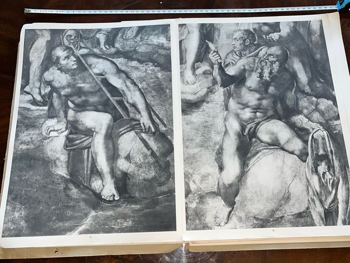 Michel Ange Le plafond de la Sixtine illustrations