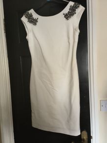 Zara Trafaluc white dress size L