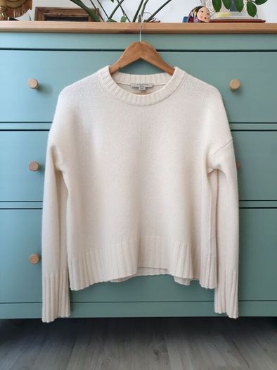 Allsaints Wool +cashmere Knitted Jumper Size Medium