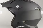 Acerbis Dual Road Motorbike Helmet Black Size S (55-56)