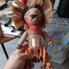 The Lion King Simba Plush Disney Broadway Musical Brown Stuffed