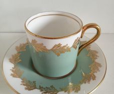 VINTAGE Aynsley Espresso Demitasse Cup and Saucer