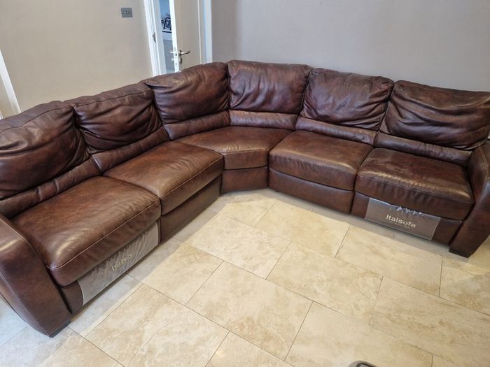 Leather Corner Sofa
