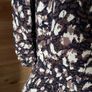 dress FatFace midi v neck 3-4 sleeves  size 16 brown floral pattern black beige BNWT Image 9
