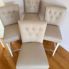 LIKE NEW Roll Back High Chairs/ Stools