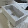 Cararra marble wall mounted sink Image 2