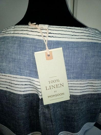 Linen dress Brand new Monsoon size 14 12