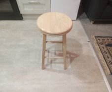 New wooden spinning stool