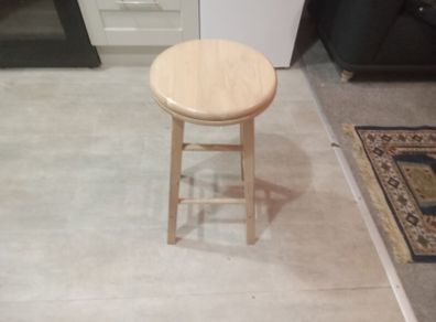New wooden spinning stool
