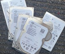 1TB and four 500gb slim 2.5 hard drives