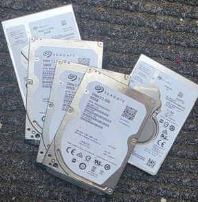 1TB and four 500gb slim 2.5 hard drives