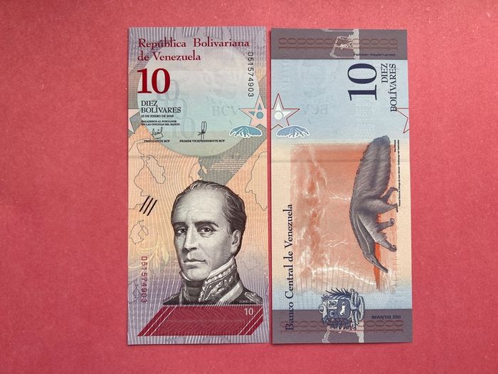 Venezuela  10 Bolivares  2018. Pick 103a  ( Uncirculated )