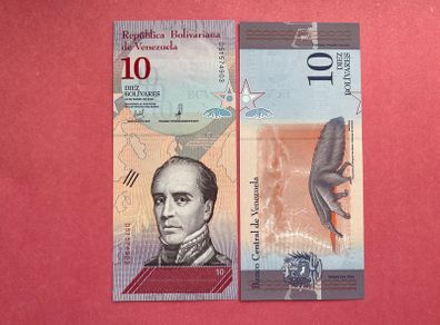 Venezuela  10 Bolivares  2018. Pick 103a  ( Uncirculated )