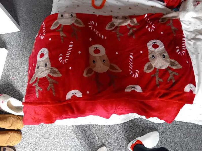 Double duvet cover - fleece Christmas duvet cover & pillow case