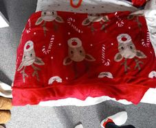 Double duvet cover - fleece Christmas duvet cover & pillow case