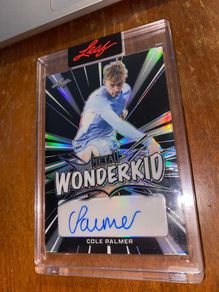 Cole Palmer Autograph Signed Soccer Card Rookie RC