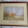 Vintage Hunting print, John Sanderson Wells Image 3