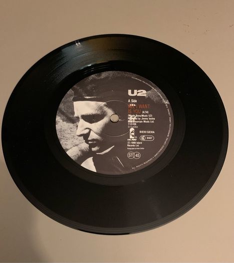U2 - All I Want is You 7" Original Vinyl 1988 Island Records