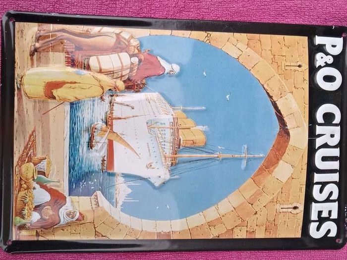 P & O Cruises Tin Plate