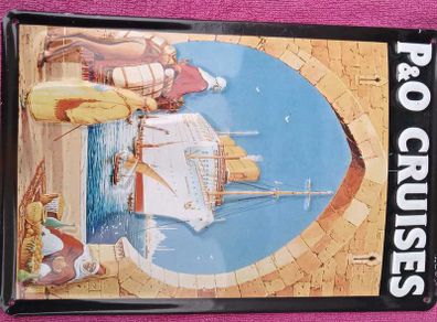 P & O Cruises Tin Plate