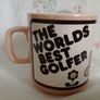 Hornsea mug, Worlds Best Golfer, John Clappison Image 2