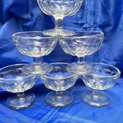 glass dessert bowls