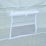 250Lx200Wx200H cm Walk in Greenhouse White (FREE SHIPPING) Image 9