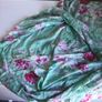 Beautiful Pastel Green Floral lightweight Snood Scarf Image 10
