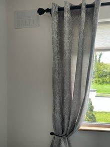 Damask curtain 66" x 72"