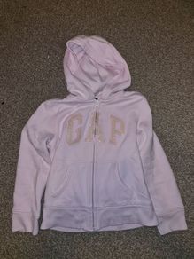 Pink girls GAP hoodie age 6-7