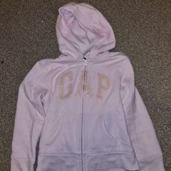 Pink girls GAP hoodie age 6-7