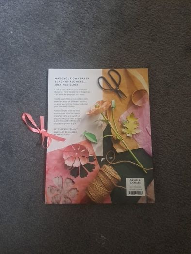 thw bouquet in a book