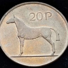 [#401] - Ireland 1994 | 20 Pence | Horse | KM.25