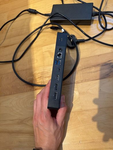 Dell WD19TBS Thunderbolt Dock, USB 3.1, Type-C, Display Port, HDMI, 6 USB Ports, Gigabit Ethernet, Thunderbolt 3, 180W