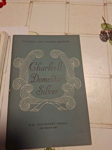 10 x Vintage1920's / 60's  Books on old silver from the 18th century