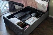 New Gaslift Ottoman Storage Beds Single Size Double Size King Size Superking Size
