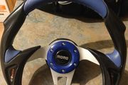 Steering wheel and hub adapter for Celica