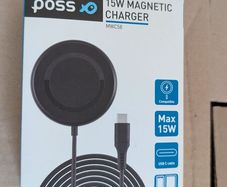 Magnetic, wireless phone charger charging pad