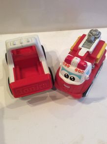 Tonka Car 1987 and Fire Engine 2008